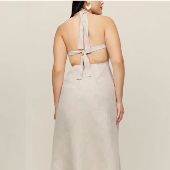 NWT Reformation Mar linen dress size 10 - Picture 4 of 5